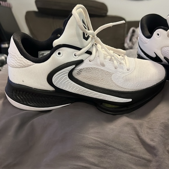 Black and White Greek Freak Nikes - Picture 3 of 7